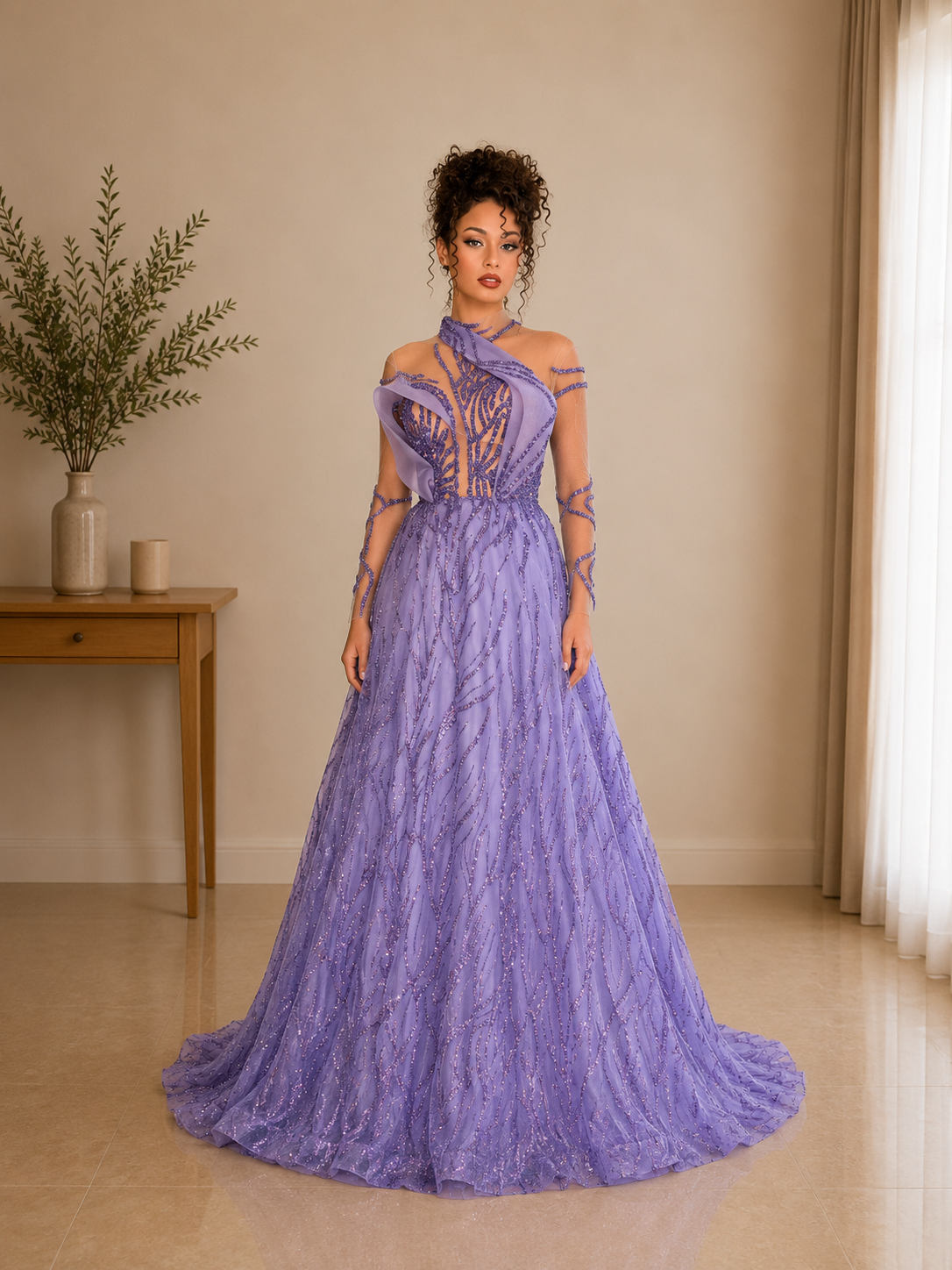 Robe de soirée Violette