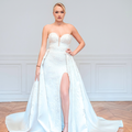 Robe dentelle à fentes Stella