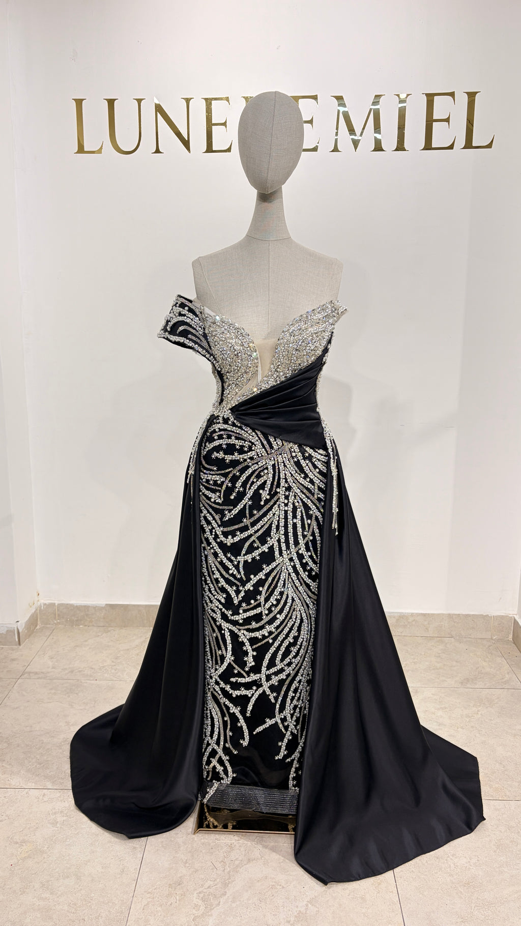 Robe de soirée noire