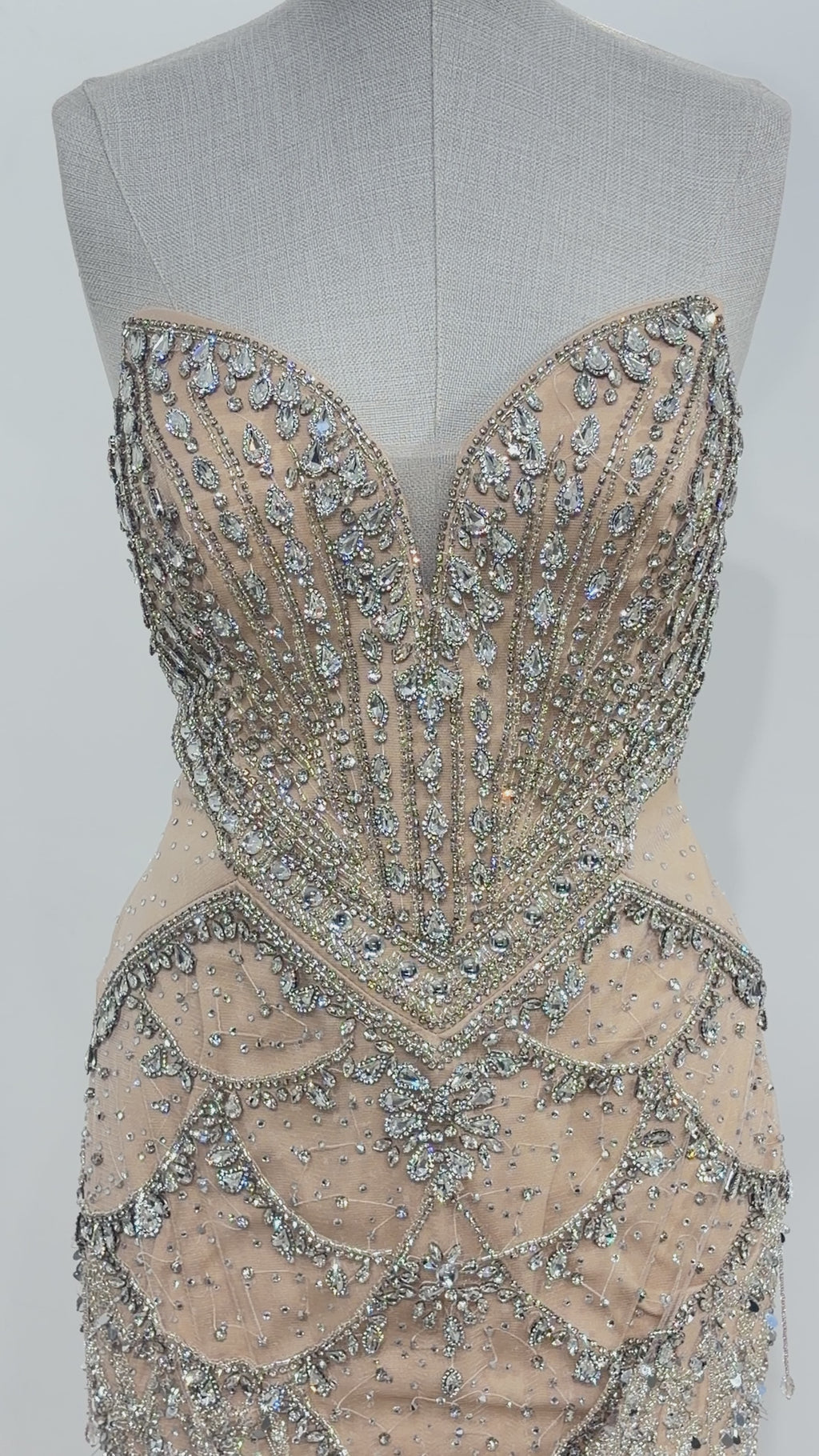 Robe de soirée dorée
